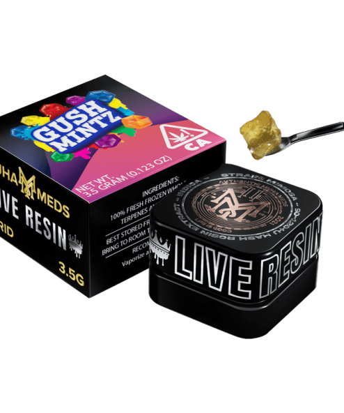 GUSH MINTZ 3.5 GRAMS LIVE RESIN | HYBRID
